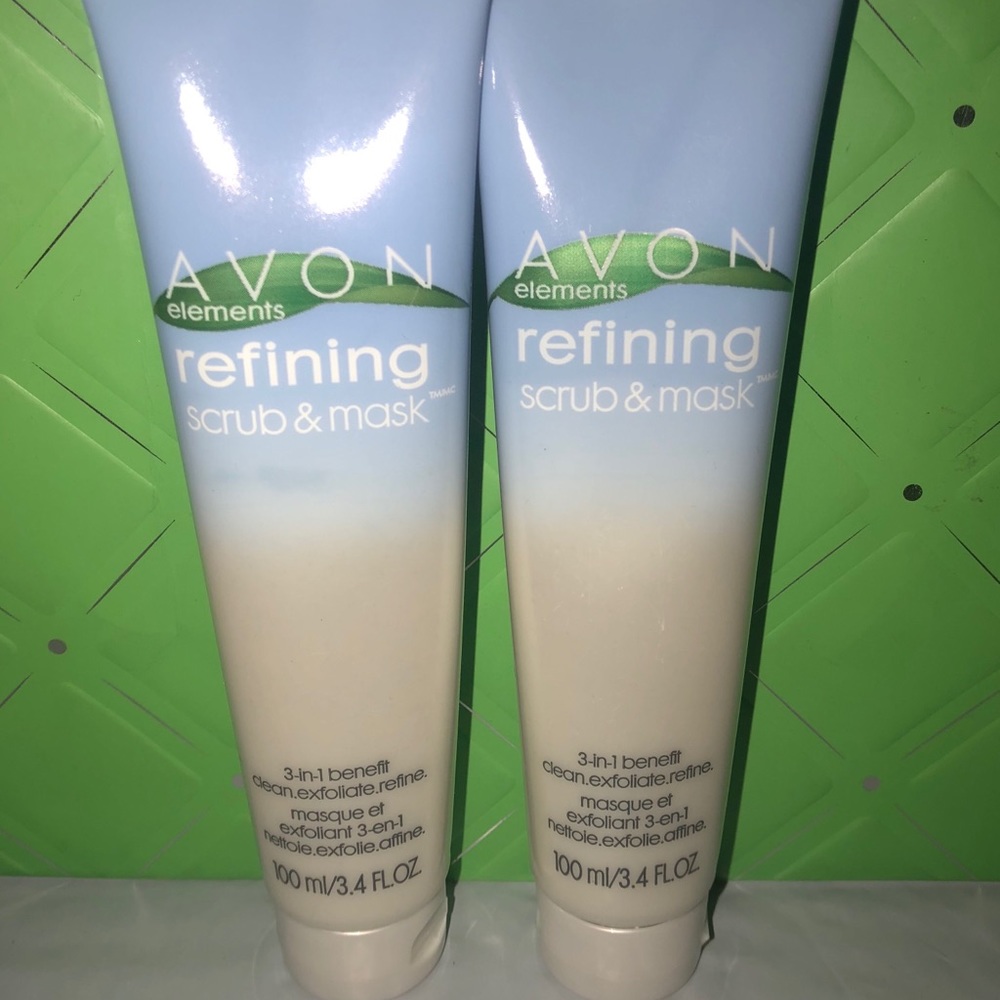 Avon elements refining scrub and mask
